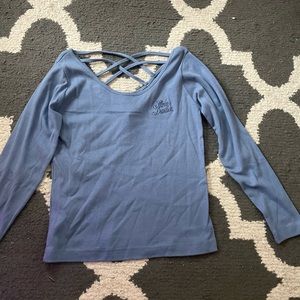 Harley Davidson long sleeve cross back